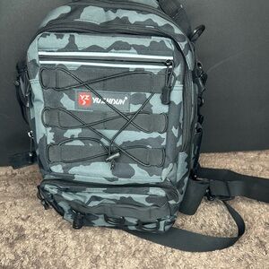 Black Camouflage Men's Backpack